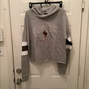 Ladies NCAA Va Tech hoodie XXL sweatshirt